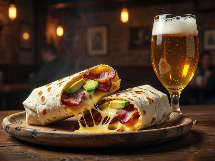 Wraps artesanales de Busters Beer & Wraps